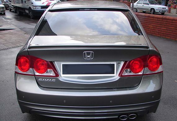 Спойлер DPT (под покраску) для Honda Civic Sedan VIII 2006-2011 гг | Зображення 4