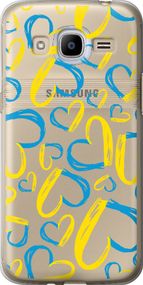 Чехол на Samsung Galaxy J2 (2016) J210 Сердца UA "5292u-270-17620"