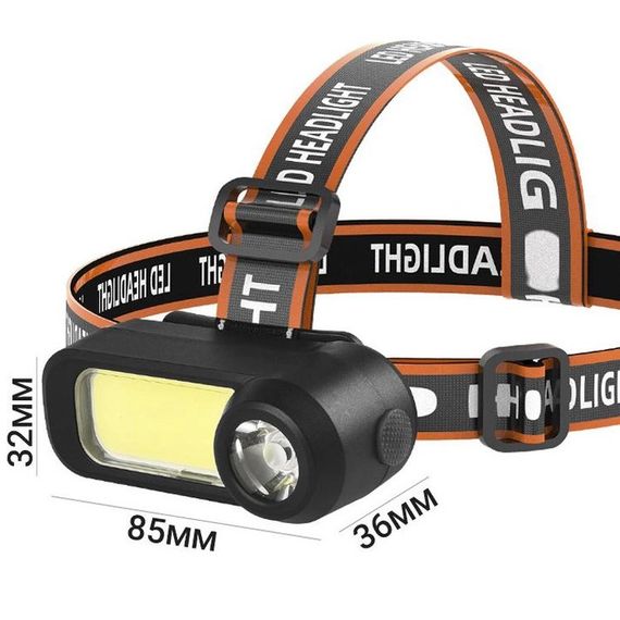 Ліхтар GH-635 налобний WH-1707-XPE+COB | Зображення 4