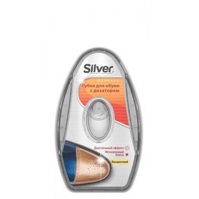 Губка блиск Silver Premium із дозатором силікону натуральна 6 мл