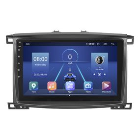 Штатная магнитола Lesko для Lexus LX II Рестайлинг 2002-2007 экран 10" 4/64Gb 4G Wi-Fi GPS Top Лексус