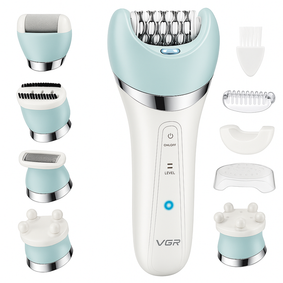 Епілятор для лінії бікіні VGR, Електрична пемза для чищення ніг Електропемза п'ят MA-57