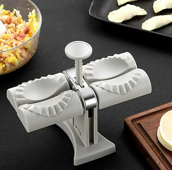 Машинка – прес для приготування вареників та пельменів Dumpling mold ∙ Автоматична форма для ліпки тіста | Зображення 5