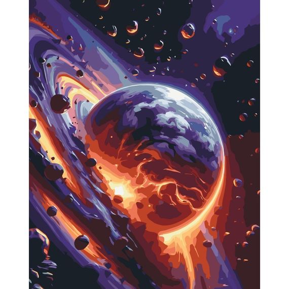 Картина по номерам "Одинокая планета" 16505-AC 40х50 см