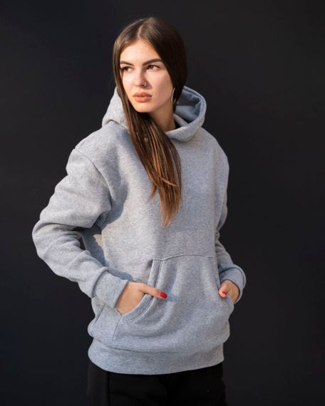 Унісекс худи утеплене Karmian колір меланж р.M 436560 | Зображення 5