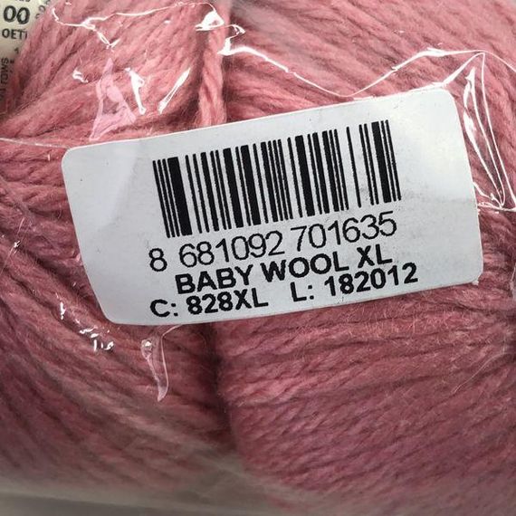Пряжа Gazzal – Baby Wool XL колір 828 Персиковий | Зображення 1