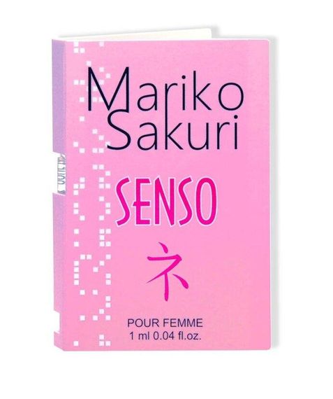 Духи с феромонами для женщин Mariko Sakuri SENSO, 1 ml sexstyle