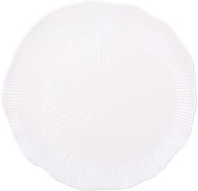 Тарілки обідні White City Star Ø26.7см, набір 4 порцелянові тарілки