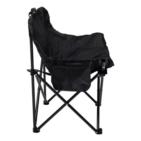 Крісло для риболовлі розкладне туристичне 47х58х70 см для пікніка на природу з кишенею Чорне | Зображення 2