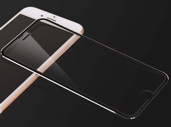 3D Metall захисне скло для iPhone 6 Plus 5.5" - Black | Зображення 5