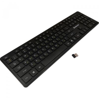 Клавиатура Defender Comfort MT Wireless UA Black (450950) | Зображення 1