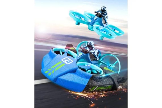 Радиоуправляемая машина амфибия 3в1 Море, Земля и Воздух (BLUE) | Зображення 1