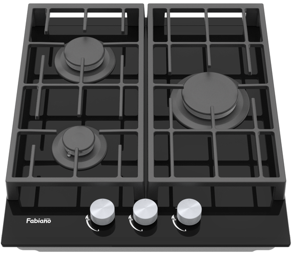 Варильна поверхня газова Fabiano FHG 8453 VGH Black Glass 8111.406.1484