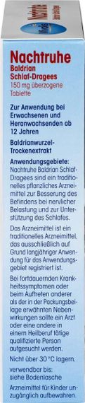 Драже "Mivolis" для крепкого сна с экстрактом корня валерианы, 120 шт., Германия | Зображення 3