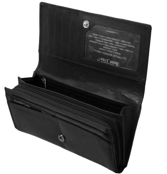 Гаманець жіночий шкіряний Semi Line RFID Black (P8273-0) (DAS303163) | Зображення 4