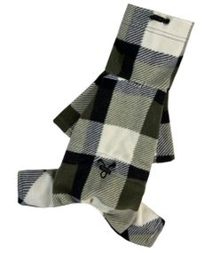 Костюм флiс картатий оливка D-205