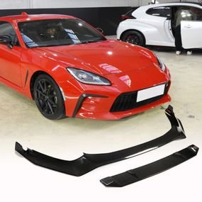 Накладка на передній бампер Lip (Карбон) для Toyota GR86 2021- рр