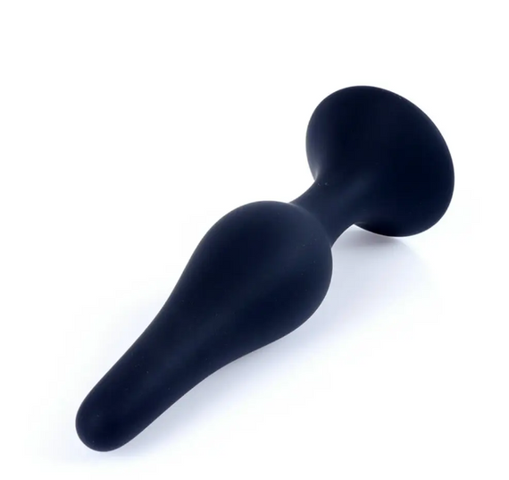 Анальний плаг Silicone Plug Black — Large Sex Aura | Зображення 5