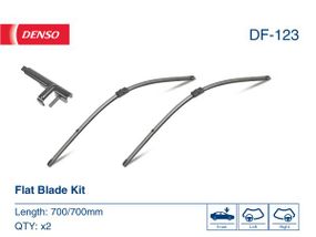 Комплект склоочисників DENSO DF-123 Flat Blade Kit 700/700 мм