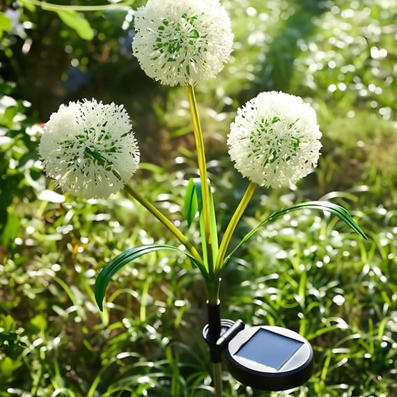 Садовий ліхтар на сонячній батареї Кульбаби Dandelion Garden Lights | Зображення 8
