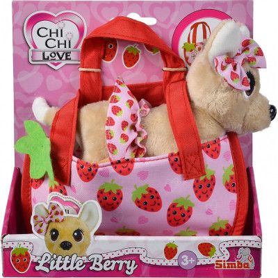 Мягкая игрушка Chi Chi Love Собачка Маленькая ягодка с сумочкой 15 см (5890147) | Зображення 3