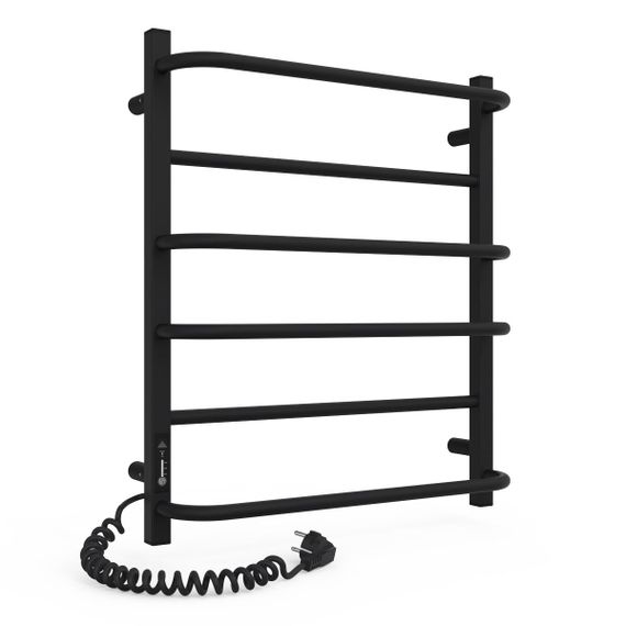 Электрическая полотенцесушилка Laris Зебра Комфорт ЧФЧ6 500 х 600 Е (подкл. слева) R3