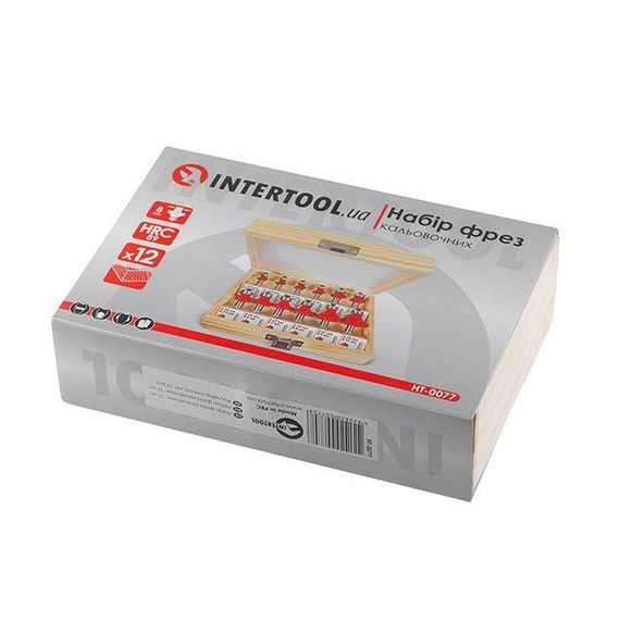 Набір фрез калювальних, 12 од. INTERTOOL HT-0077 | Зображення 6