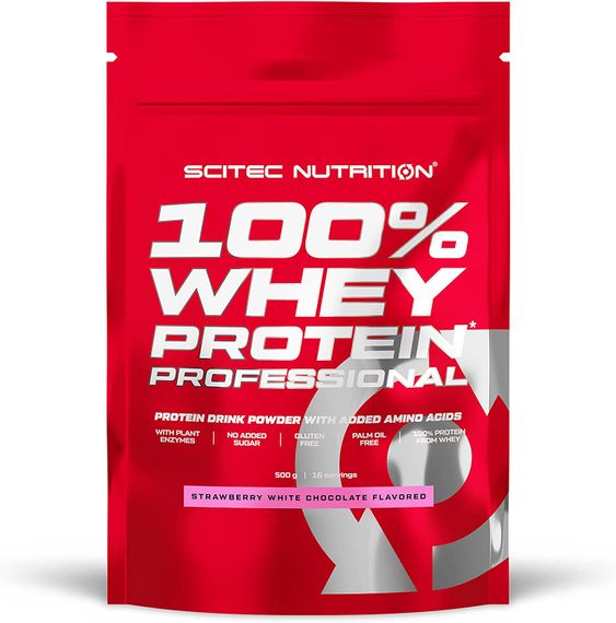 Протеїн 100% Whey Protein Professional 500 g (Straw.white choc.)
