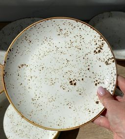 Тарелка десертная Olens Старая Бавария 102-1380 21 см белая