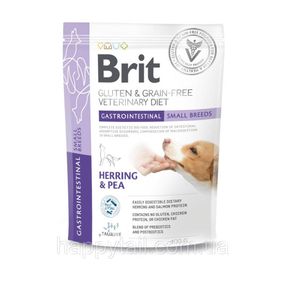 Сухой корм Brit VetDiet Dog Gastrointestinal Small Breeds 400 г для собак мелких пород при проблемах с пищеварением