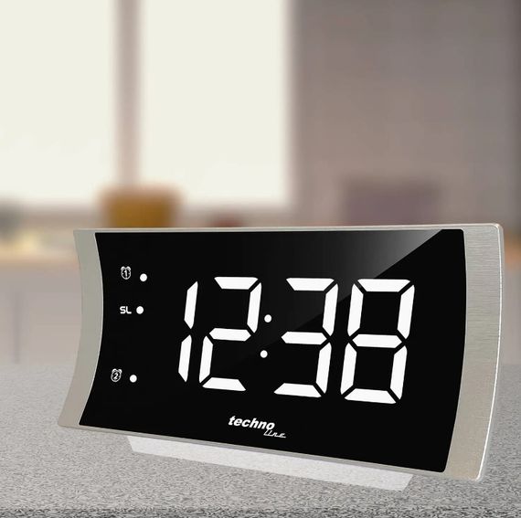 Годинник настільний з радіо Technoline WT494 Silver (WT494) (DAS301809) | Зображення 3