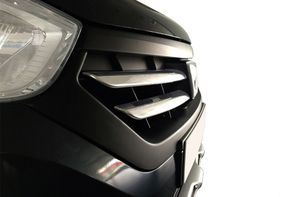 Накладки на решітку (2015-2024, 4 шт, нерж.) для Dacia Lodgy рр