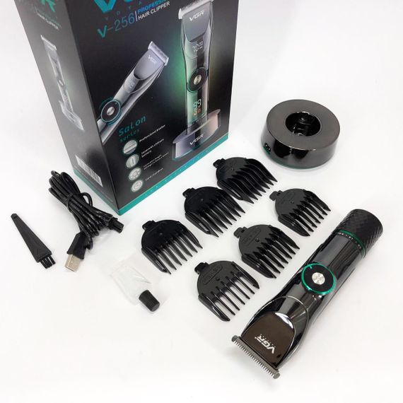 Набір для видалення волосся із зарядним пристроєм VGR Машинка для стрижки волосся професіоналів LS-22 | Зображення 2