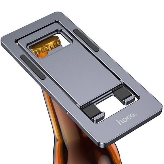 Подставка для телефона Hoco HD11 Volar metal folding Metal grey | Зображення 6