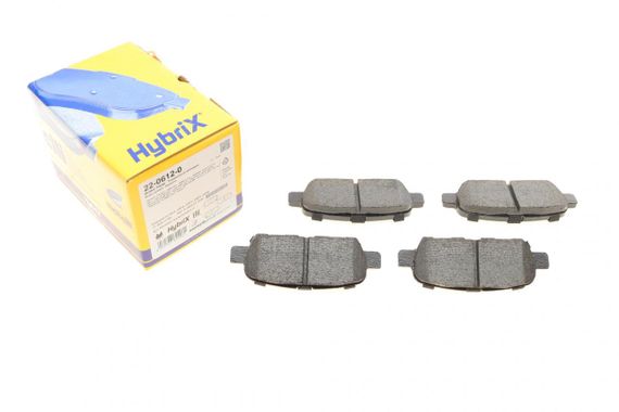 Колодки гальмівні задні Renault Koleos Nissan Juke Leaf 10- Qashqai 07-13 X-Trail 01-13 Suzuki 05 22-0612-0