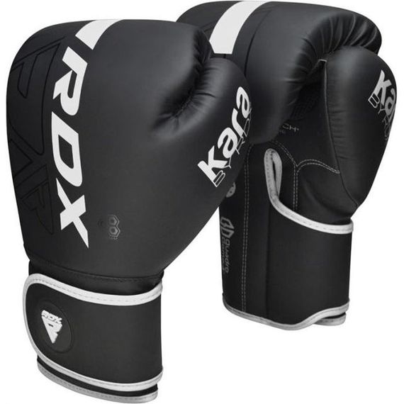 Боксерскі рукавички RDX F6 Kara Matte White 10 унцій (капа в комплекті) | Зображення 2