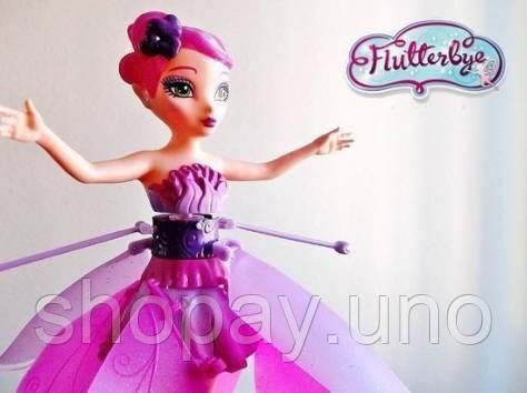 Летающая фея Flying Fairy Интерактивная игрушка Кукла для девочек с управлением полетом от руки | Зображення 2