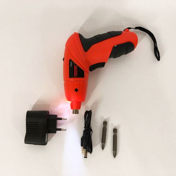 Шуруповерт викрутка Електрична PRO TUOYE з бітами та адаптером, електро шуруповерт, компактний легкий | Зображення 8