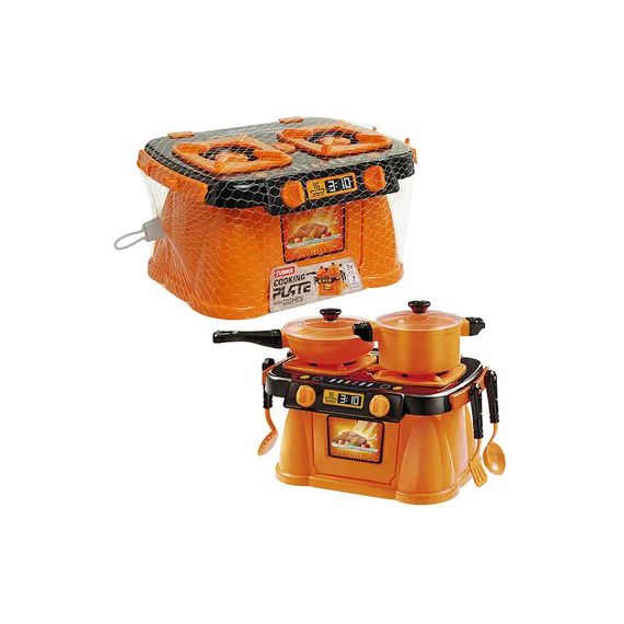 Ігровий набір Кухонна плита "Cooking Plate with Dishes" ЮНІКА  71818 7 предметів | Зображення 1