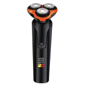 Акумуляторна електробритва-шейвер Geemy GM-9010 Помаранчева