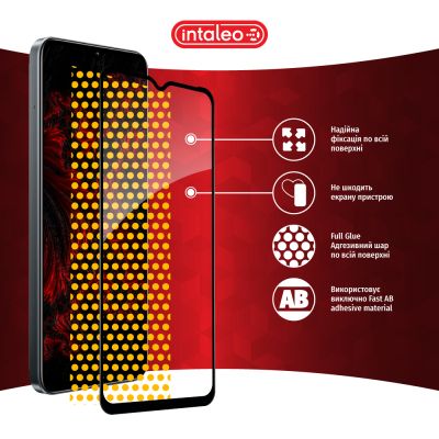 Стекло защитное Intaleo Full Glue RealMe C25 Black (1283126518522) | Зображення 6