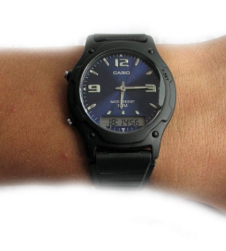 Стильные мужские наручные часы Casio оригинал Япония Collection AW-49HE-2AVEG с полимерным ремешком | Зображення 2