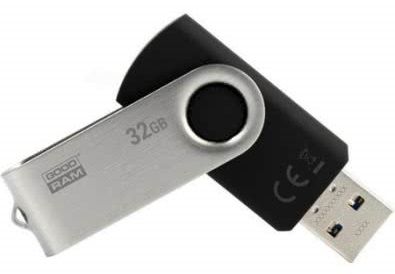 USB флеш накопичувач Goodram 32GB UTS2 (Twister) Black USB 2.0 (UTS2-0320K0R11) | Зображення 2