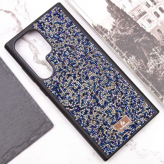TPU чохол Bling World Rock Diamond для Samsung Galaxy S23 Ultra Синій | Зображення 3