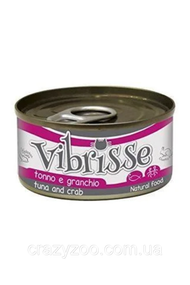 Влажный корм для котов Vibrisse tuna and crab тунец и краб 70 г C1018779