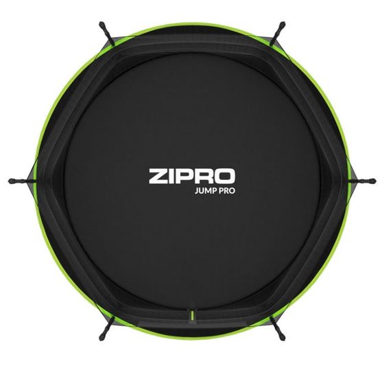 Батут із внутрішньою сіткою Zipro Jump Pro 6 футів 183 см чорно-зелений (5902659843166) | Зображення 6
