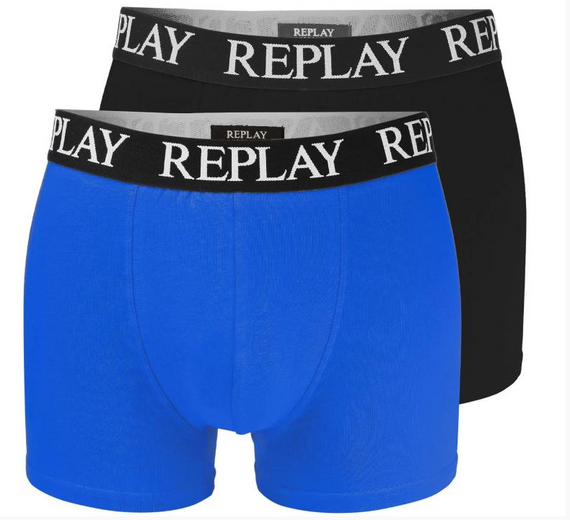 Чоловічі анатомічні труси боксери Replay (2 шт) | Зображення 2