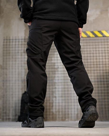 Тактичні штани софтшел DRAFT висока талія чорні ВТ7615 | Зображення 4