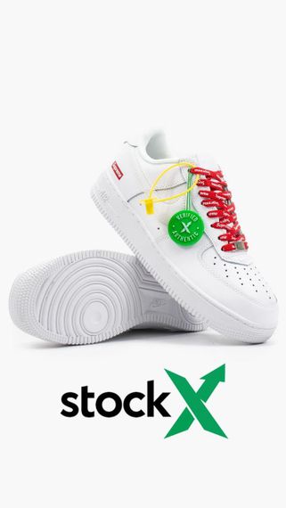 Кросівки Air Force 1 '07 Supreme "White" весна / літо / осінь 0385 41 26 см | Зображення 1