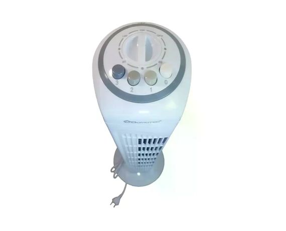 Підлоговий колонний вентилятор DOMOTEC MS-1627 White Tower Fan з таймером і поворотом • Баштовий вентилятор 45 Вт на 3 швидкості для дому та офісу | Зображення 3